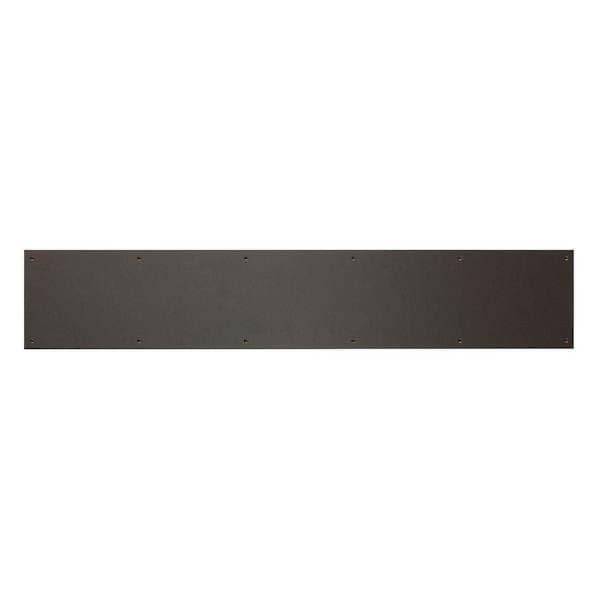 Brass Accents 8 in. x 30 in. Kick Plate Oil Rubbed Bronze Powder Coated Screw Mount A09-P0830-613KP - main